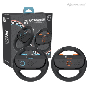 Joy-Ride Racing Wheel Set 2 PCS for Nintendo Switch&reg; 2 Joy-Con&reg;2/Switch Joy-Con&reg; (Black)
