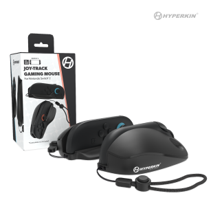 Joy-Track Duo Ergonomic Mouse Attachment for Nintendo Switch 2 Joy-Con&reg; 2 (Black) - Hyperkin