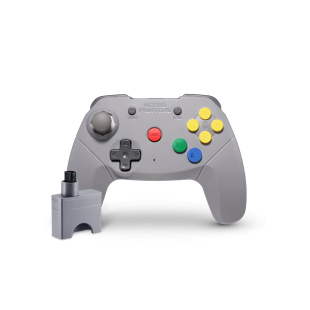 Brawler64 2.4 Ghz for N64 Wireless (Gray)&reg; - RetroFighters