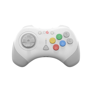 D6 for Dreamcast&reg;  / PC / Switch&reg;  (White) - RetroFighters