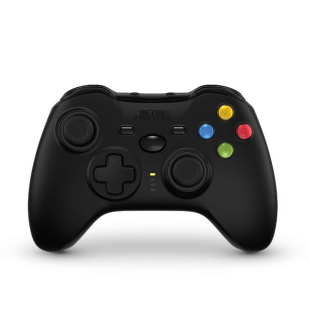 Hunter 360 Wireless Controller for Xbox 360 and PC (Black)- Retrofighters